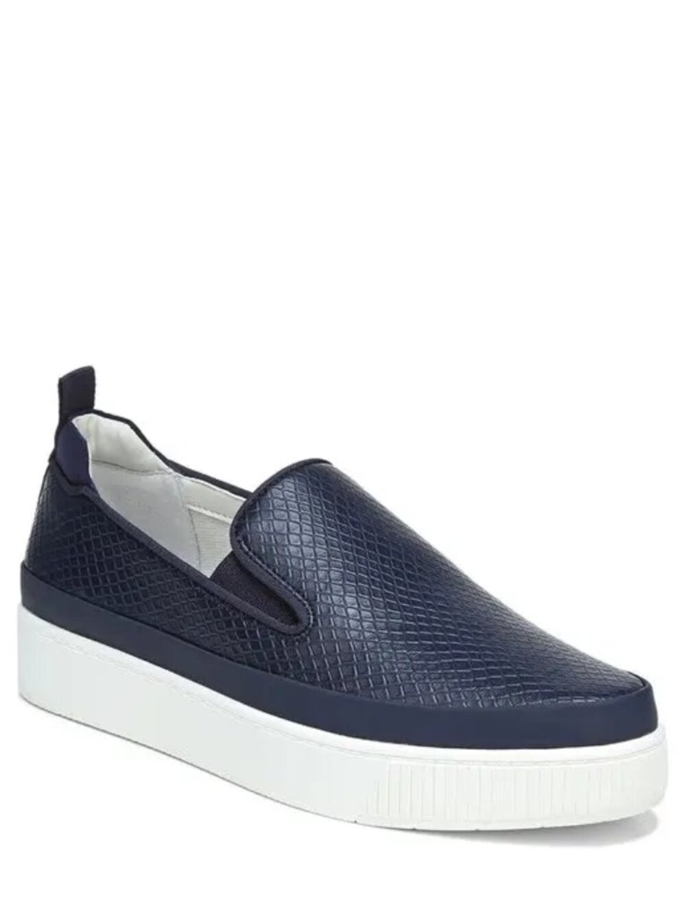 FRANCO SARTO Textured Leather Slip On Sneaker Shoes